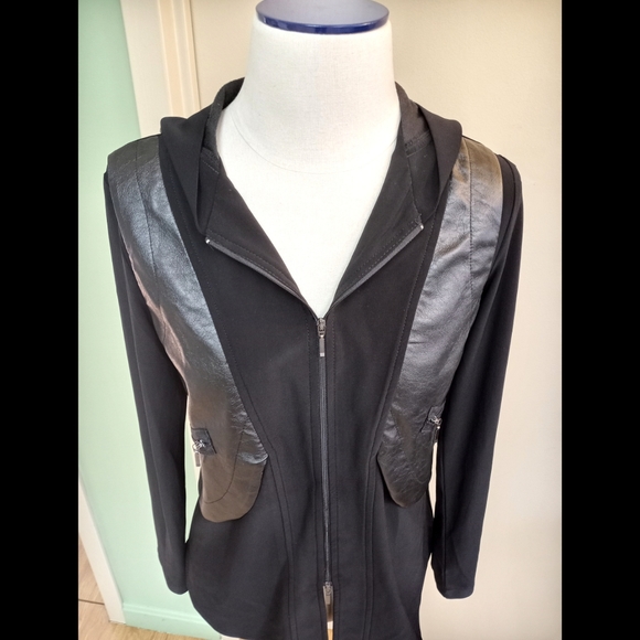 Bali Corp Hooded Zip Tunic Jacket Sweater - Picture 4 of 9